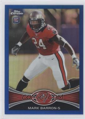 2012 Topps Chrome - [Base] - Blue Refractor #29 - Mark Barron /199