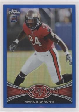 2012 Topps Chrome - [Base] - Blue Refractor #29 - Mark Barron /199