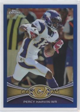 2012 Topps Chrome - [Base] - Blue Refractor #6 - Percy Harvin /199