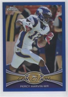 2012 Topps Chrome - [Base] - Blue Refractor #6 - Percy Harvin /199