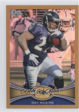 2012 Topps Chrome - [Base] - Gold Border Refractor #51 - Ray Rice /50