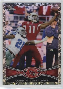 2012 Topps Chrome - [Base] - Military Refractors #141 - Larry Fitzgerald /499