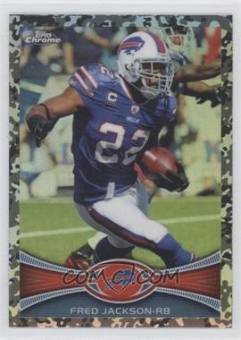 2012 Topps Chrome - [Base] - Military Refractors #167 - Fred Jackson /499