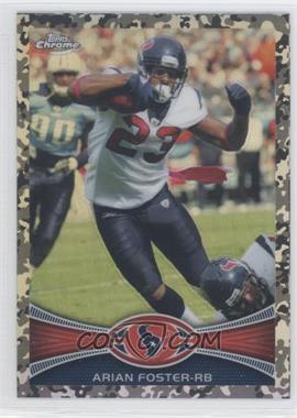 2012 Topps Chrome - [Base] - Military Refractors #206 - Arian Foster /499