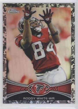 2012 Topps Chrome - [Base] - Military Refractors #25 - Roddy White /499