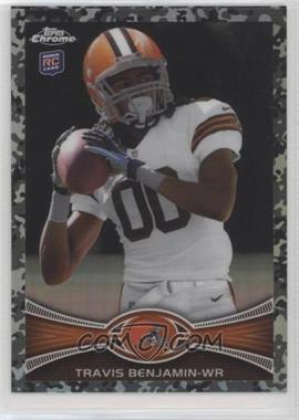 2012 Topps Chrome - [Base] - Military Refractors #43 - Travis Benjamin /499