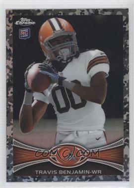 2012 Topps Chrome - [Base] - Military Refractors #43 - Travis Benjamin /499