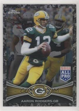 2012 Topps Chrome - [Base] - Military Refractors #50 - All-Pro - Aaron Rodgers /499