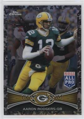 2012 Topps Chrome - [Base] - Military Refractors #50 - All-Pro - Aaron Rodgers /499