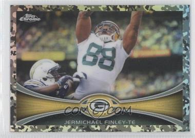 2012 Topps Chrome - [Base] - Military Refractors #64 - Jermichael Finley /499