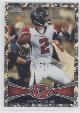 2012 Topps Chrome - [Base] - Military Refractors #91 - Matt Ryan /499