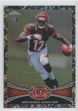 2012 Topps Chrome - [Base] - Military Refractors #98 - Mohamed Sanu /499