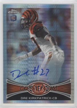 2012 Topps Chrome - [Base] - Prism Refractor Rookie Autographs #28 - Dre Kirkpatrick /50 [EX to NM]