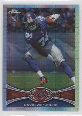 2012 Topps Chrome - [Base] - Prism Refractor #189 - David Wilson /216