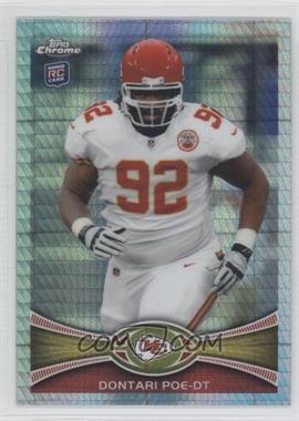 2012 Topps Chrome - [Base] - Prism Refractor #94 - Dontari Poe /216