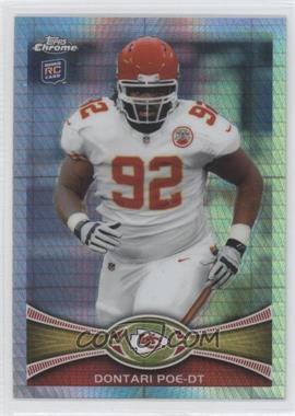 2012 Topps Chrome - [Base] - Prism Refractor #94 - Dontari Poe /216