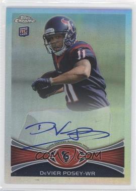 2012 Topps Chrome - [Base] - Refractor Rookie Autographs #114 - DeVier Posey /178