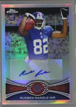 2012 Topps Chrome - [Base] - Refractor Variations Rookie Autographs #70 - Rueben Randle [Noted]