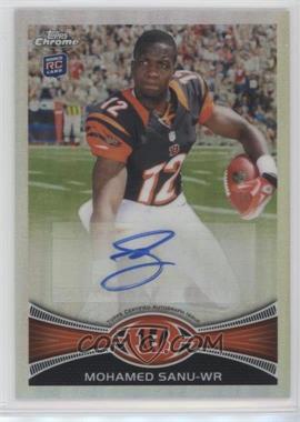 2012 Topps Chrome - [Base] - Refractor Variations Rookie Autographs #98 - Mohamed Sanu