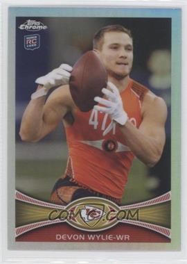 2012 Topps Chrome - [Base] - Refractor #118 - Devon Wylie