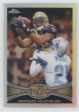 2012 Topps Chrome - [Base] - Refractor #19 - Marques Colston