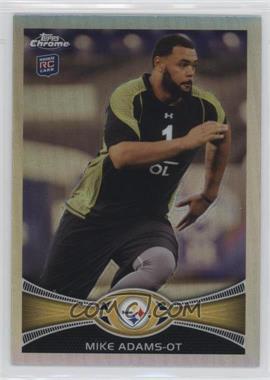 2012 Topps Chrome - [Base] - Refractor #197 - Mike Adams