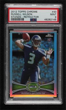 2012 Topps Chrome - [Base] - Refractor #40 - Russell Wilson [PSA 9 MINT]