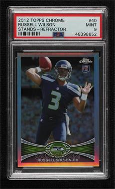 2012 Topps Chrome - [Base] - Refractor #40 - Russell Wilson [PSA 9 MINT]