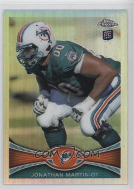 2012 Topps Chrome - [Base] - Refractor #48 - Jonathan Martin