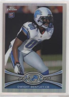 2012 Topps Chrome - [Base] - Refractor #90 - Dwight Bentley [EX to NM]