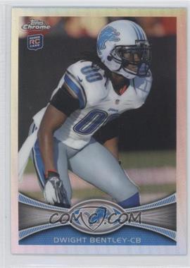 2012 Topps Chrome - [Base] - Refractor #90 - Dwight Bentley