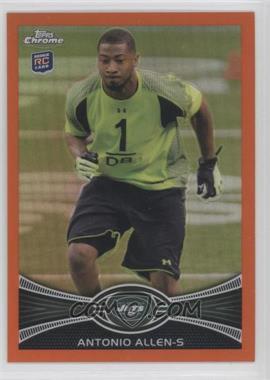 2012 Topps Chrome - [Base] - Retail Orange Refractor #101 - Antonio Allen