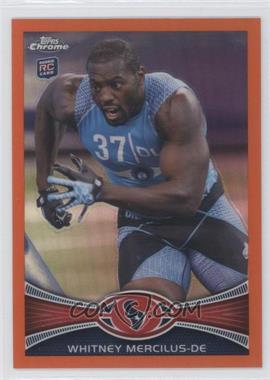 2012 Topps Chrome - [Base] - Retail Orange Refractor #111 - Whitney Mercilus