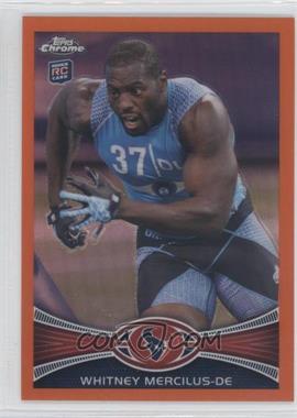 2012 Topps Chrome - [Base] - Retail Orange Refractor #111 - Whitney Mercilus