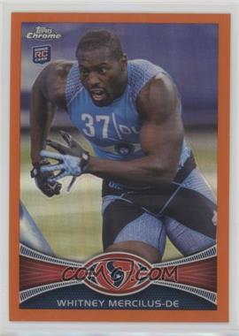 2012 Topps Chrome - [Base] - Retail Orange Refractor #111 - Whitney Mercilus