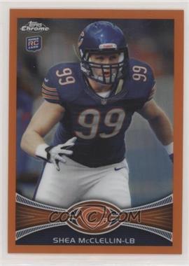 2012 Topps Chrome - [Base] - Retail Orange Refractor #123 - Shea McClellin