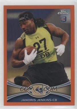 2012 Topps Chrome - [Base] - Retail Orange Refractor #128 - Janoris Jenkins