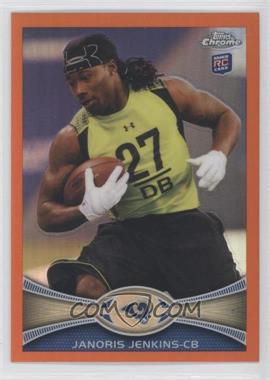 2012 Topps Chrome - [Base] - Retail Orange Refractor #128 - Janoris Jenkins