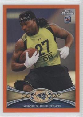 2012 Topps Chrome - [Base] - Retail Orange Refractor #128 - Janoris Jenkins