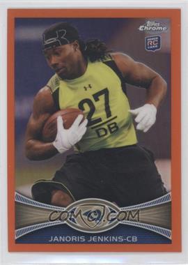 2012 Topps Chrome - [Base] - Retail Orange Refractor #128 - Janoris Jenkins