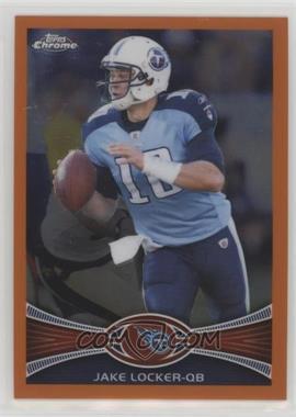 2012 Topps Chrome - [Base] - Retail Orange Refractor #135 - Jake Locker