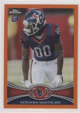 2012 Topps Chrome - [Base] - Retail Orange Refractor #16 - Keshawn Martin