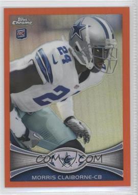 2012 Topps Chrome - [Base] - Retail Orange Refractor #187 - Morris Claiborne