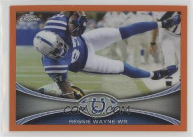 2012 Topps Chrome - [Base] - Retail Orange Refractor #190 - Reggie Wayne