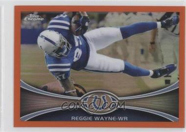 2012 Topps Chrome - [Base] - Retail Orange Refractor #190 - Reggie Wayne