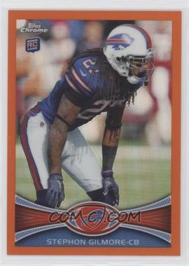 2012 Topps Chrome - [Base] - Retail Orange Refractor #26 - Stephon Gilmore