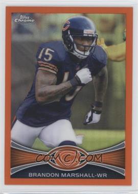 2012 Topps Chrome - [Base] - Retail Orange Refractor #54 - Brandon Marshall