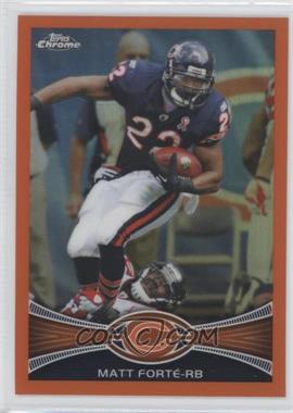 2012 Topps Chrome - [Base] - Retail Orange Refractor #69 - Matt Forte