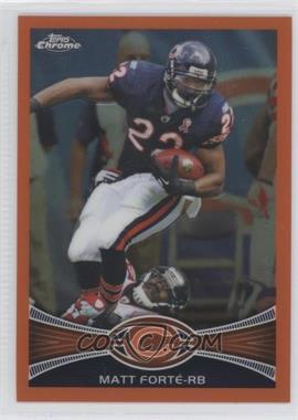 2012 Topps Chrome - [Base] - Retail Orange Refractor #69 - Matt Forte