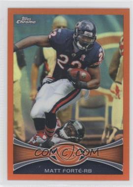 2012 Topps Chrome - [Base] - Retail Orange Refractor #69 - Matt Forte